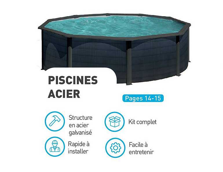 piscines acier