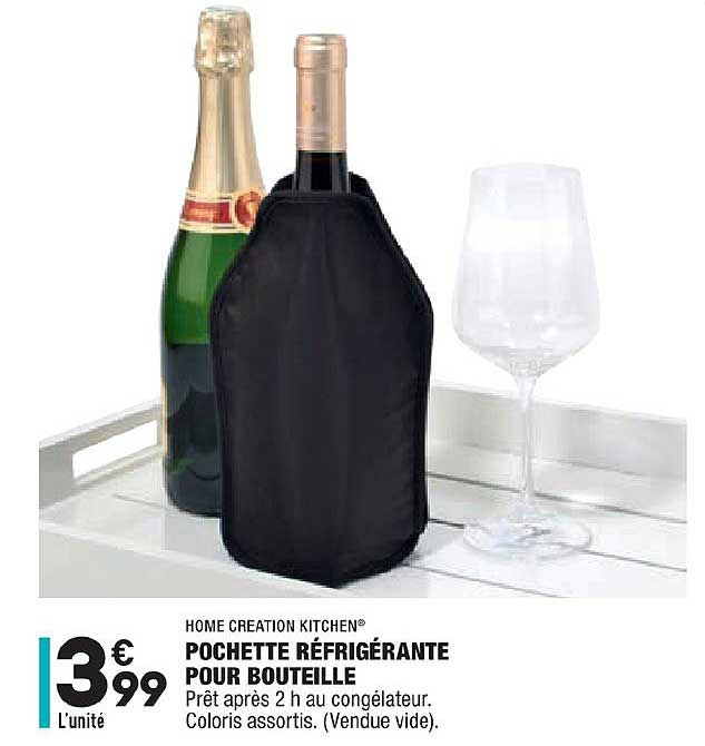 pochette réfrigérante pour bouteille homme creation kitchen
