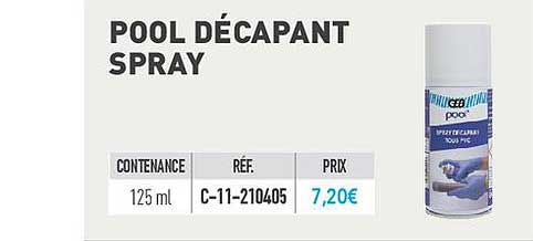 pool décapant spray