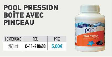 pool pression boîte avec pinceau