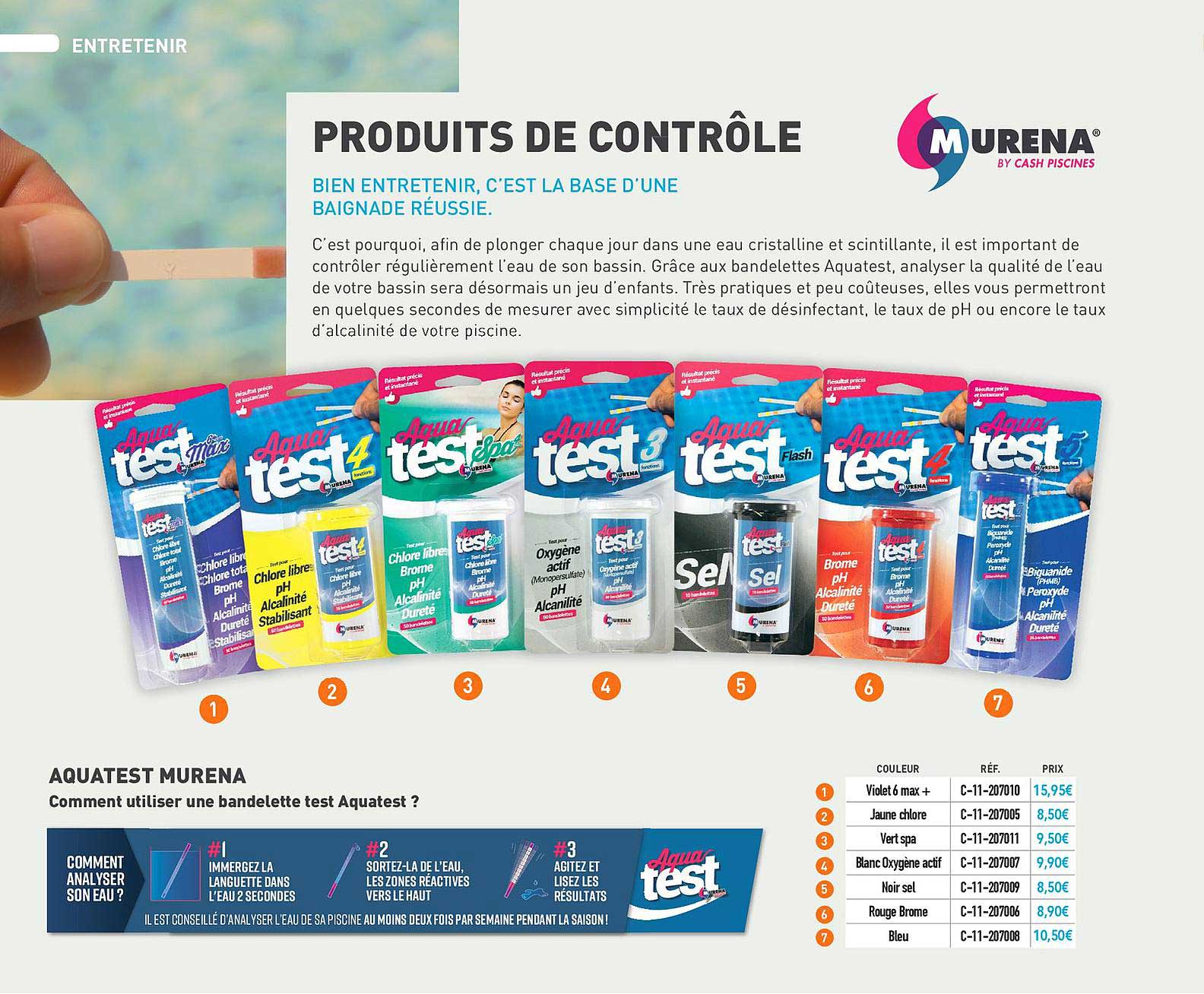 produits de contrôle murena