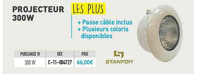 projecteur 300w stanfor