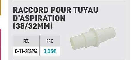 Raccord Pour Tuyau D'aspiration (38 32  Mm)