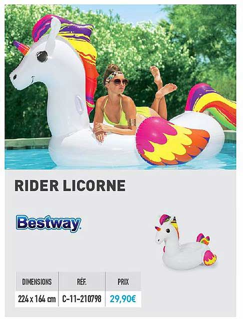 rider licorne bestway
