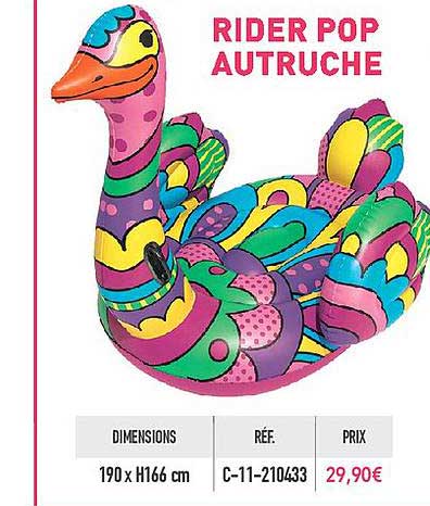rider pop autruche