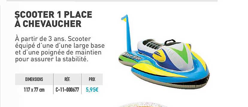 Scooter 1 Place à Chevaucher