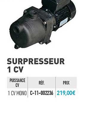 surpresseur 1 cv