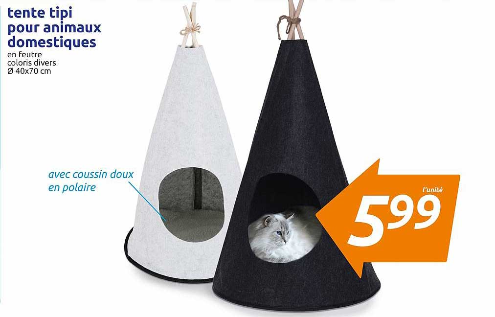 tente tipi pour animaux domestiques