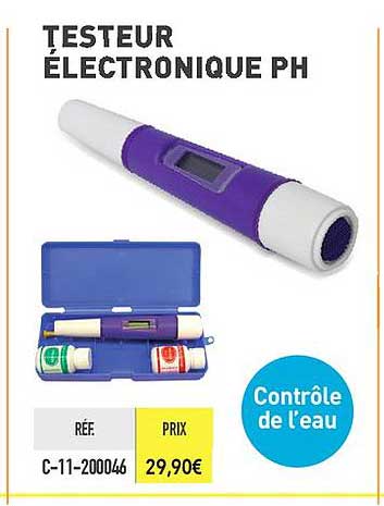 testeur électronique ph