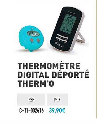 thermomètre digital déporté therm'o