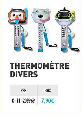 thermomètre divers