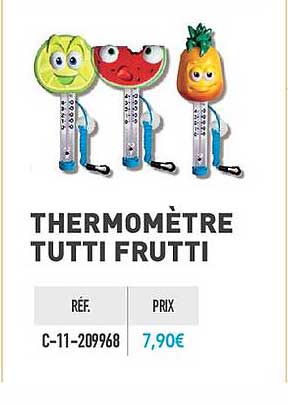 thermomètre tutti frutti