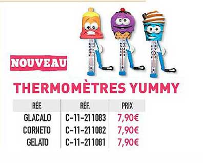 thermomètres yummy