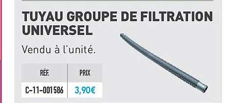 tuyau groupe de filtration universel
