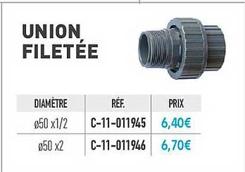 union filetée