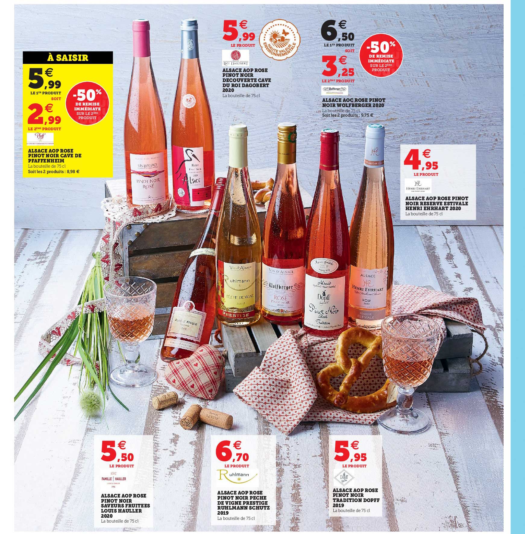 alsace aop rose pinot noir cave de pfaffenheim, alsace aop rose pinot noir découverte cave du rio dagobert 2018, alsace aoc rose pinot noir wolfberger 2020, alsace aop rose pinot noir réserve estival