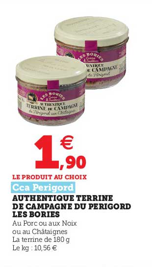 authentique terrine de campagne du perigord les bories cca perigord