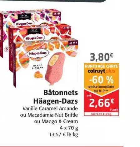bâtonnets häagen-dazs