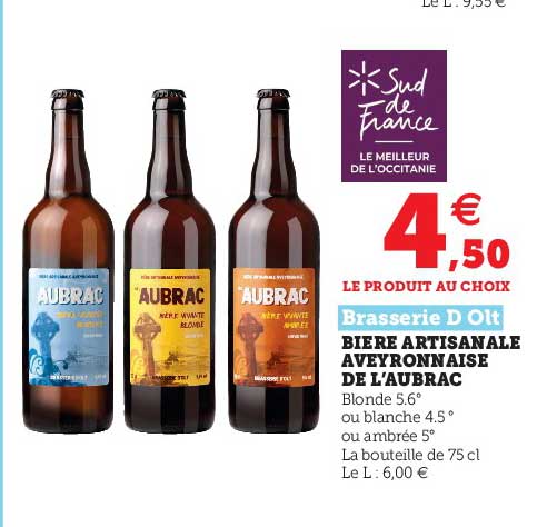 bière artisanale aveyronnaise de l'aubrac brasserie d olt