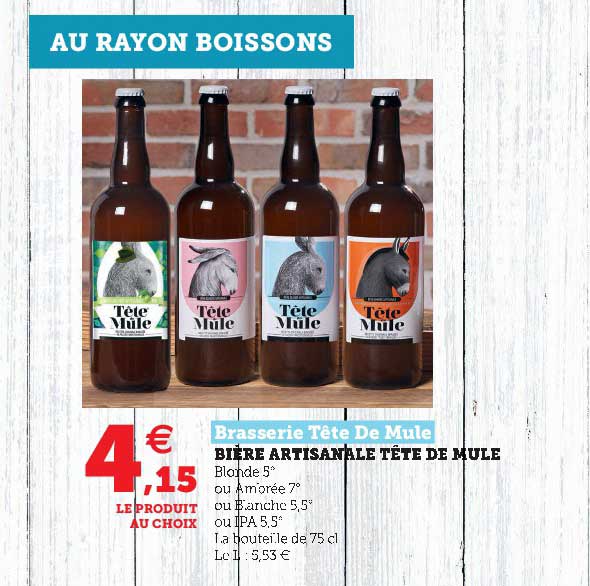 Bière Artisanale Tête De Mule Brasserie Tête De Mule