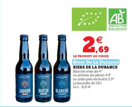 bière de la durance