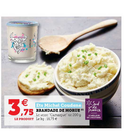 brandade de morue est michel coudène