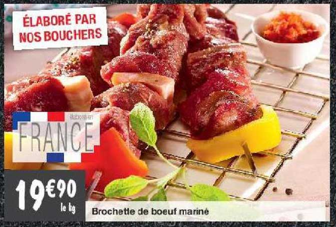Brochette De Bœuf Mariné