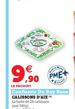 calissons d'aix confiserie du roy rené