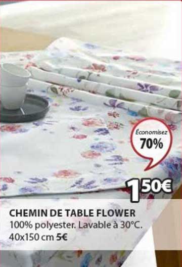 Chemin De Table Flower