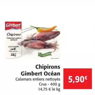 chipirons gimbert océan