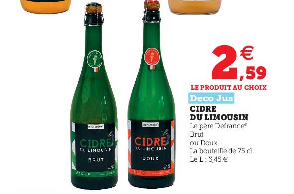 cidre du limousin deco jus