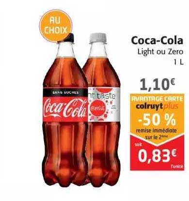 coca-cola light ou zero