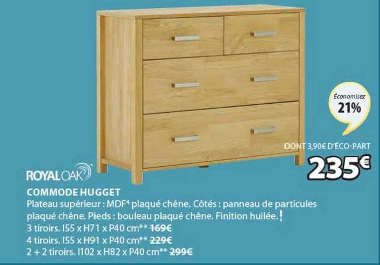 commode hugget royaloak