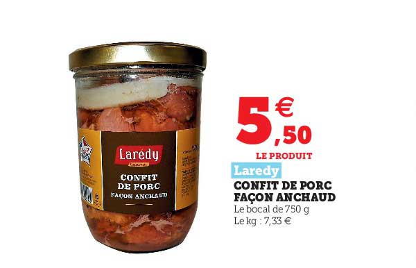 confit de porc façon anchaud larédy