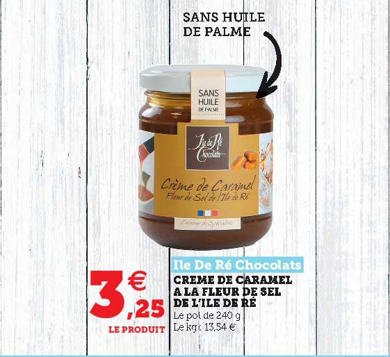 crème de caramel à la fleur de sel de l'île de ré île de ré chocolats