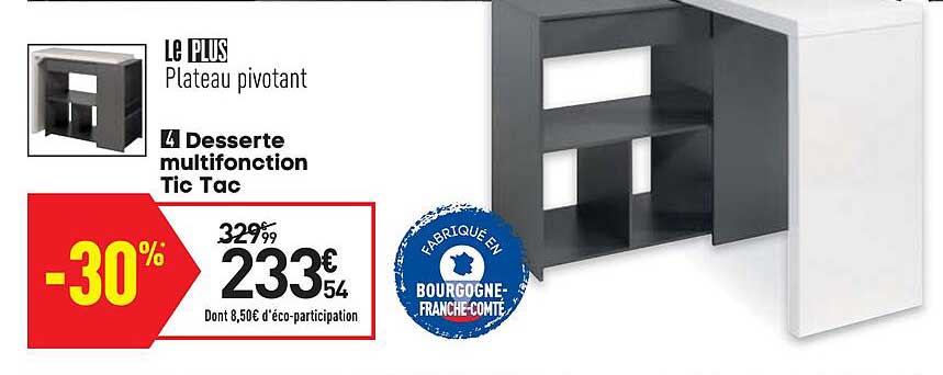 desserte multifonction tic tac