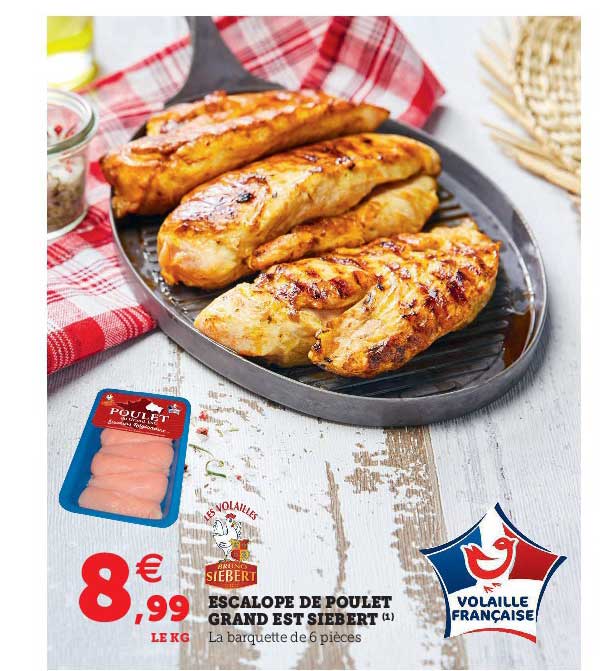 escalope de poulet grand est siebert