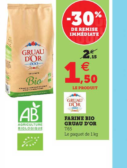 farine bio gruau d'or