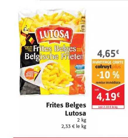 Frites Belges Lutosa