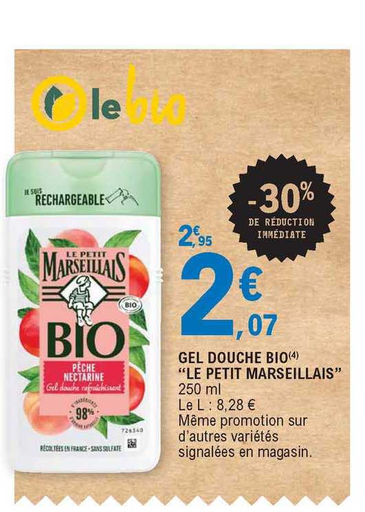 Gel Douche Bio "le Petit Marseillais"