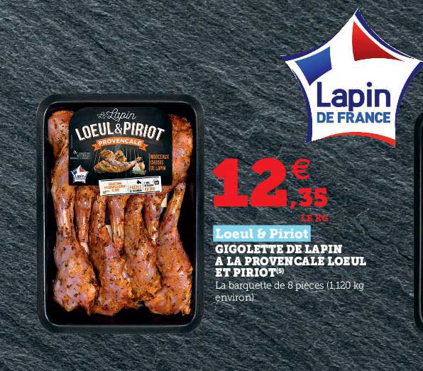 gigolette de lapin à la provencale loeul et piriot