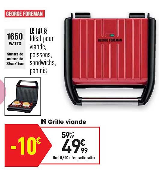 grille viande george foreman