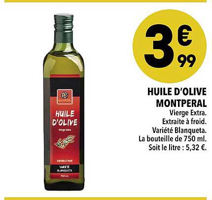 Huile D'olive Montperal