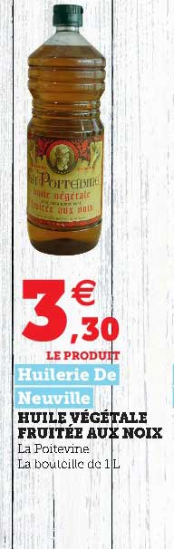 Huile Végétale Fruitée Aux Noix Huilerie De Neuville