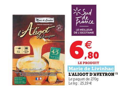 L'aligot D'aveyron Marie De Livinhac