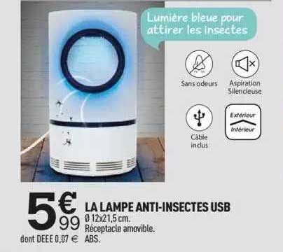 la lampe anti-insectes usb