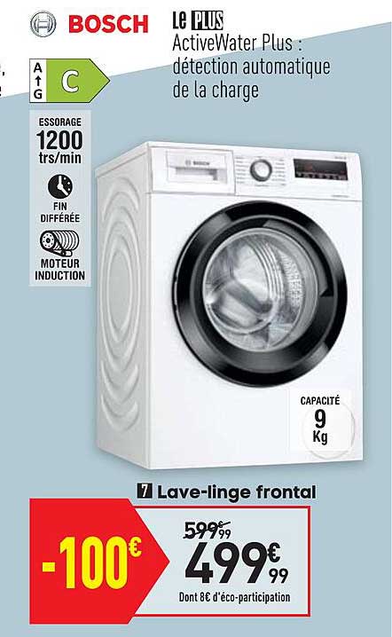 lave-linge frontal bosch