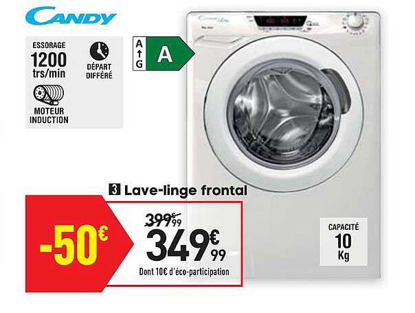 lave-linge frontal candy
