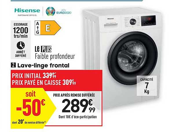 lave-linge frontal hisense