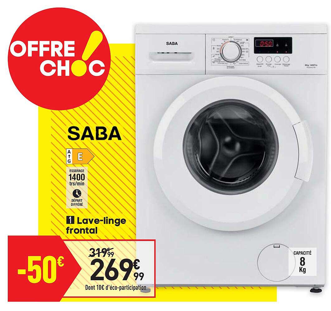 lave-linge frontal saba